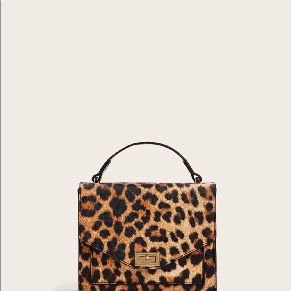 Leopard skin bag